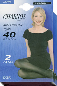 Charnos Mid Opaque Tights 40d - 2Pr (size 54Kb)