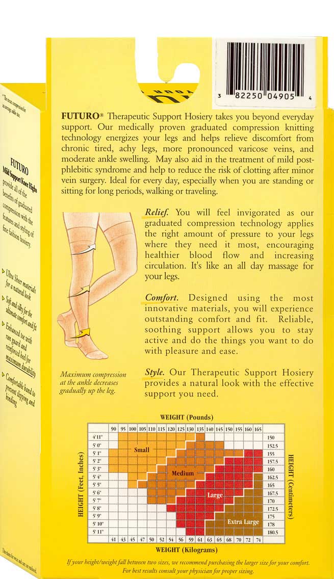 FT0490X: Therapeutic Support Thigh Highs Open Toe