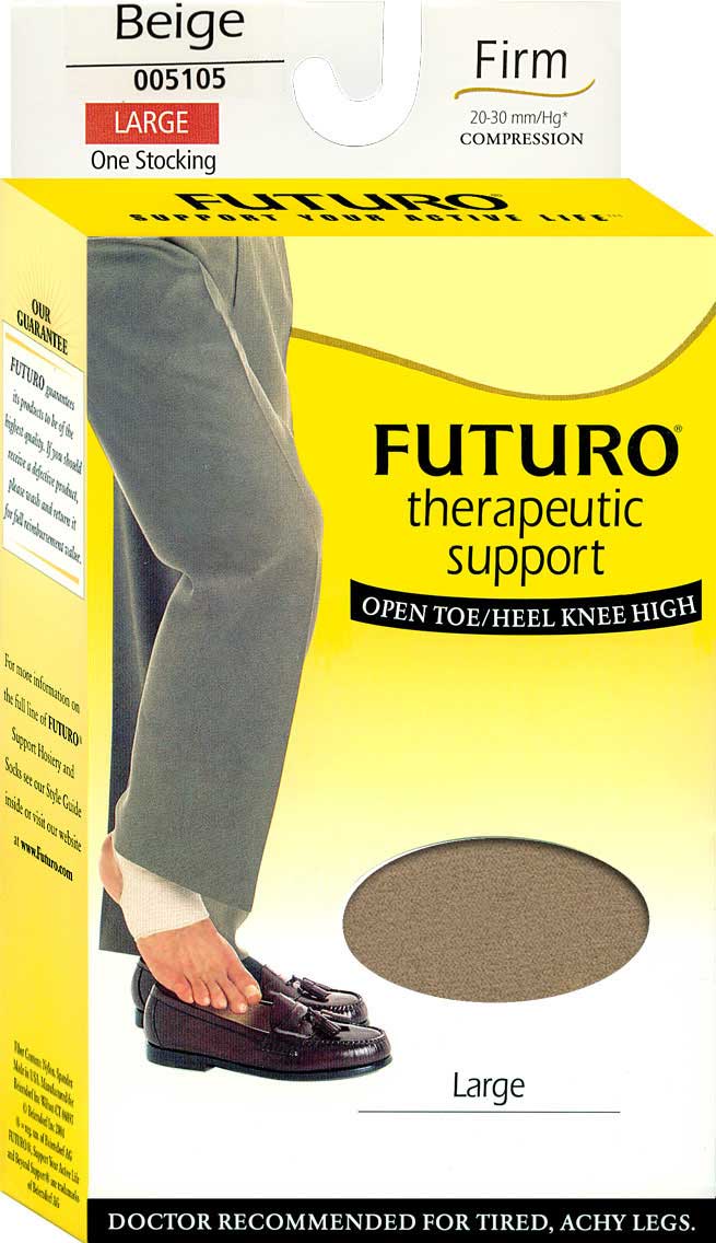 FT0510X: Therapeutic Support Knee Highs Open Toe/Heel