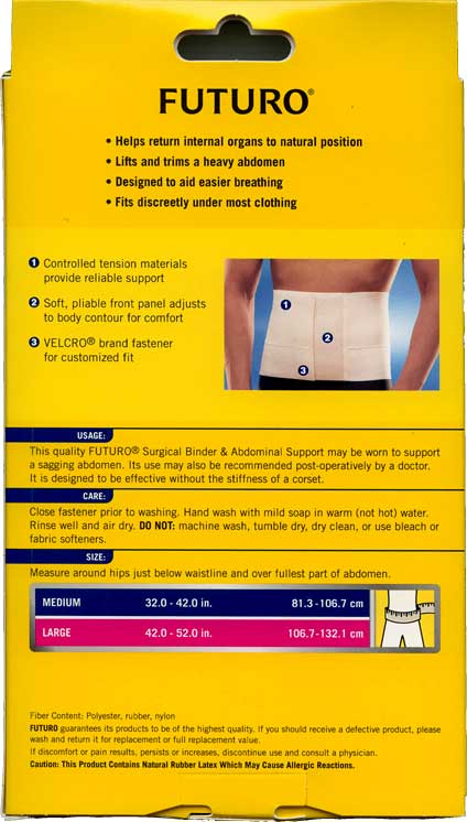 FT0410X: Surgical Binder and Abdominal Support