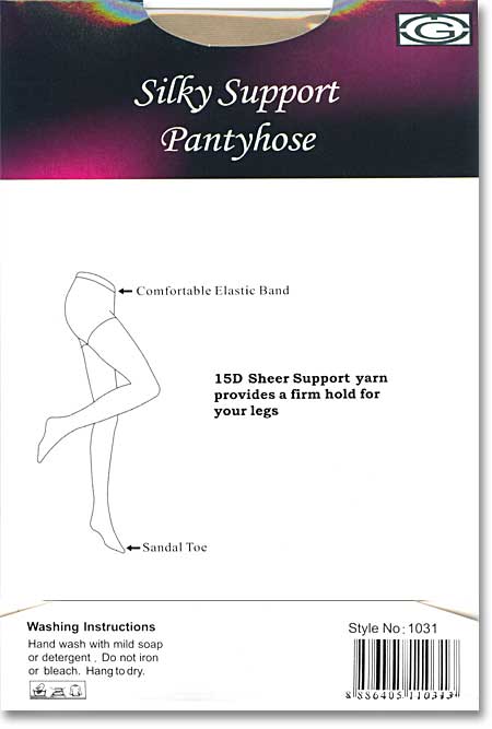 GL01031: Silky Support Pantyhose 15D