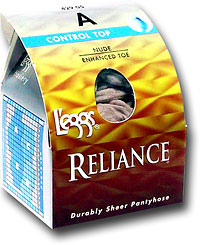 Control Top Pantyhose: Leggs Reliance (size 64Kb)