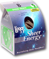 Sheer Pantyhose: Leggs Sheer Energy (size 67Kb)