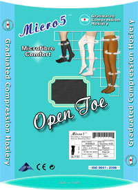 Micro5 Therapeutic Stayup Stocking CCL1 Open Toe (size 51Kb)