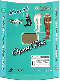 Micro5 Therapeutic Stayup Stocking CCL2 Open Toe (size 56Kb)