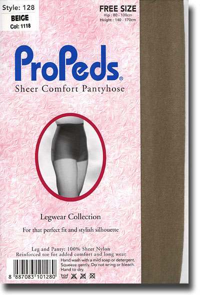 P100128: Sheer Comfort Pantyhose 15d