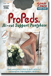 Control Top Pantyhose: Propeds Hi-Cut Support Pantyhose 20d - 2Pr (size 64Kb)