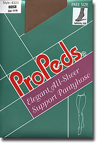Sheer Pantyhose: Propeds All Sheer-Waist Full Support P/H 20d (size 57Kb)