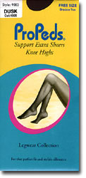Knee Highs: Propeds Support Extra Sheer Knee Highs 15d (size 48Kb)