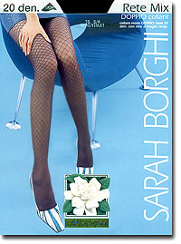 Fashion Pantyhose: Sarah Borghi Rete Mix Supp with Mesh Tights (size 61Kb)