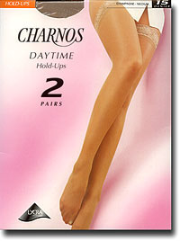 Stayup Stockings: Charnos Daytime Hold-Ups with Lace Top 15d - 2Pr (size 33Kb)