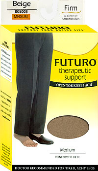Futuro Therapeutic Support Knee Highs Open Toe (size 72Kb)