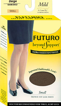 Futuro Women`s Beyond Support Pantyhose French Cut (size 109Kb)