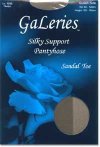 Sheer Pantyhose: GaLeries Silky Support Pantyhose 15D Queen (size 54Kb)