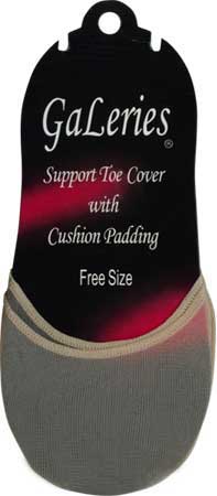 Footcovers: GaLeries Support Toe Cover with Cushion Padding (size 33Kb)