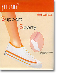 Lowcut Socks: Fitlady Support Sporty 60D (size 0Kb)