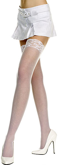 Sheer Stockings: Music Legs Sheer Lace Top Thigh Hi (size 25Kb)