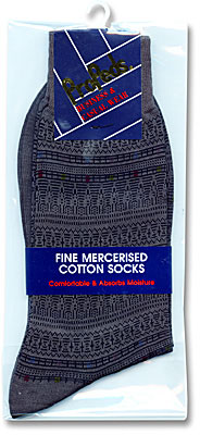 Calf Highs: Propeds Business Wear Mercerised Cotton Socks (size 62Kb)