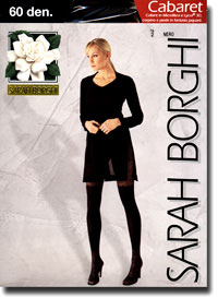 Fashion Pantyhose: Sarah Borghi Cabaret Thigh & Ankle Print 60d (size 48Kb)